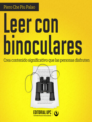 cover image of Leer con binoculares